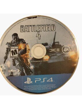 Battlefield 4 PS4 Game Disc Mature 17 EA DICE Bluray